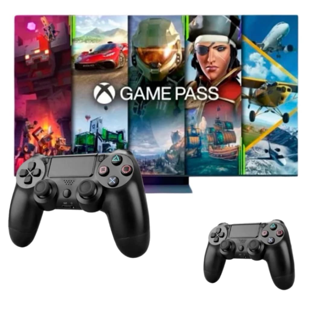 Controle Joystick PS4 Preto Sem Fio Wireless