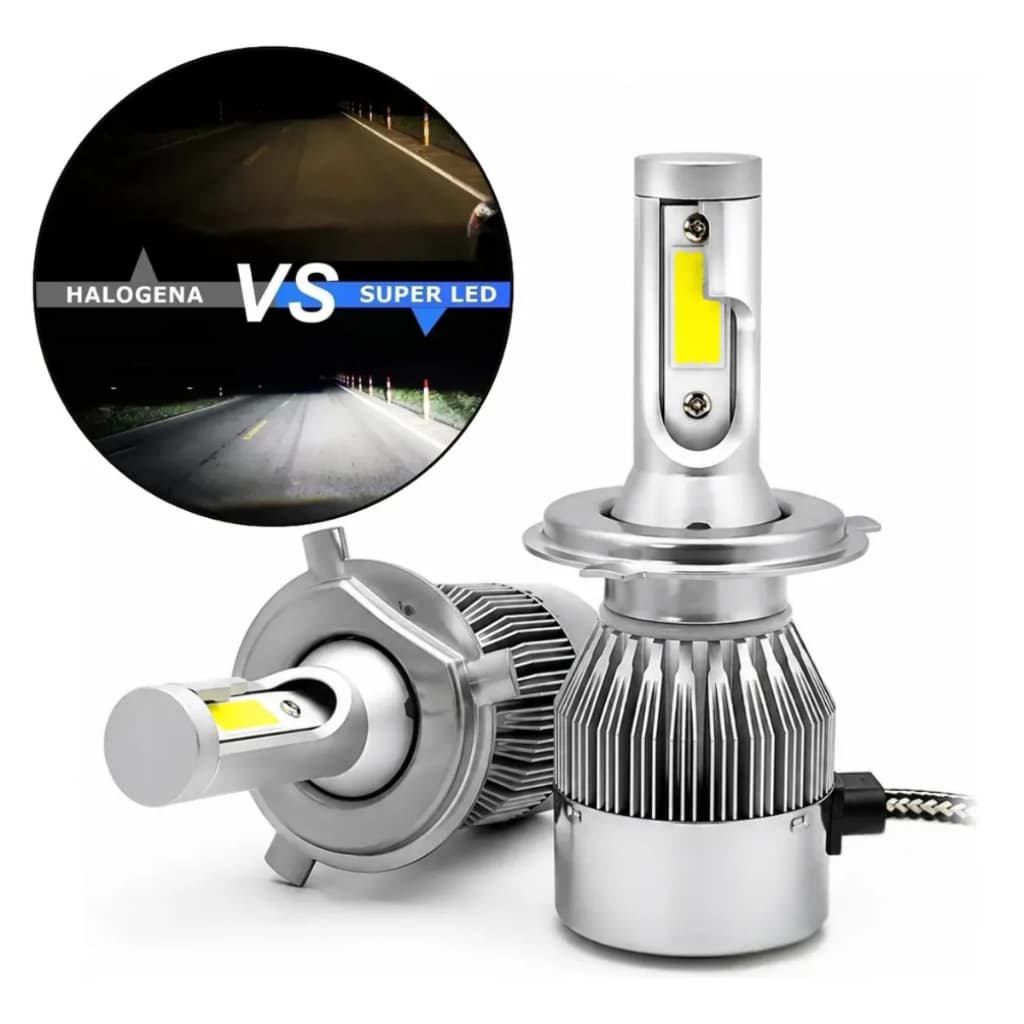 Kit Lampada led 8000k H1 H3 H4 H7 H8/H9/H11 9005-HB3 9006-HB4 12V 24V