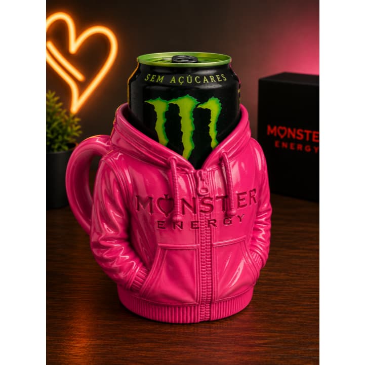 Suporte para Lata 473ml com Alça Estilo Moletom