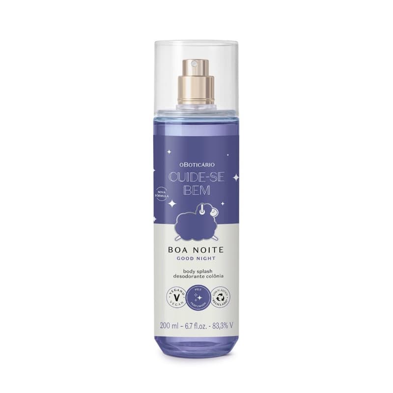 Body Splash Cuide-se Bem Boa Noite 200ml