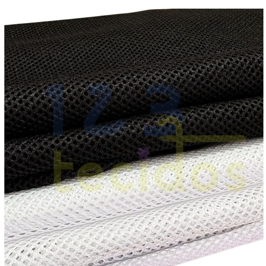 3 Metros de Tecido Furadinho Telinha Com Tratamento Dry Fit - 100% Poliéster