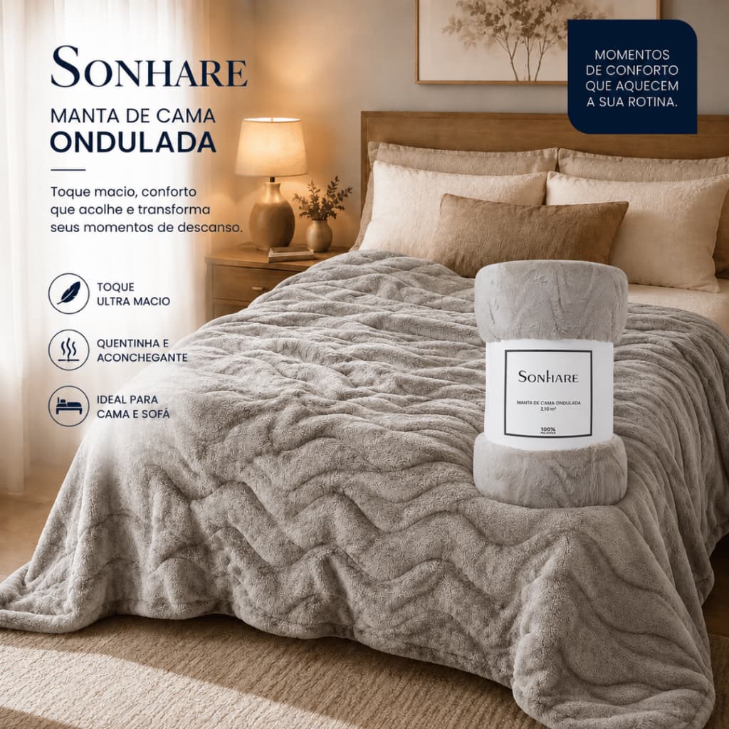 Cobertor Casal Chevron Toque Seda Macio Ultra Soft 1,80M X 2,20M Antialérgico Solteiro