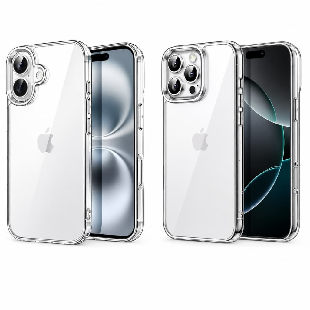 Capa Transparente Anti Impacto iPhone 16 16 Pro 16 ProMax 16 Plus Premium Capinha Case Space TPU Case Apple Proteção