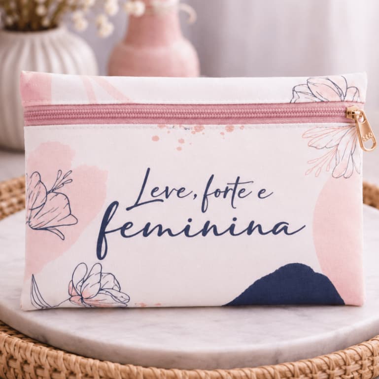 Necessaire Slim Personalizada Lembrancinha Mimo Para Festas Aniversário Casamento