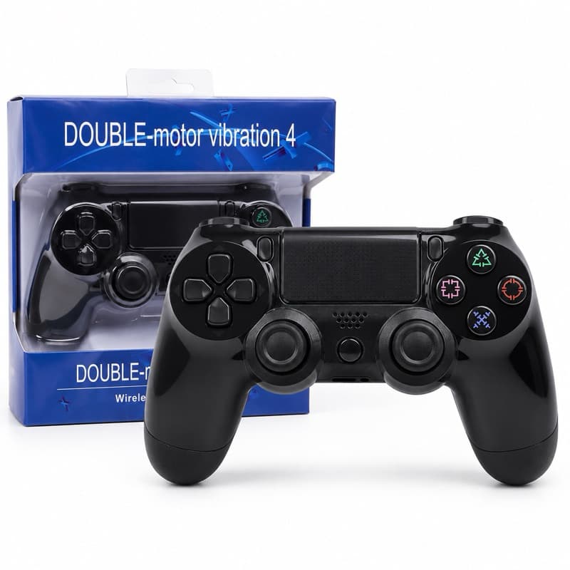 Controle Sem Fio Compatível com PS4 Bluetooth Dual Vibration Gamepad Joystick para PlayStation 4 PC