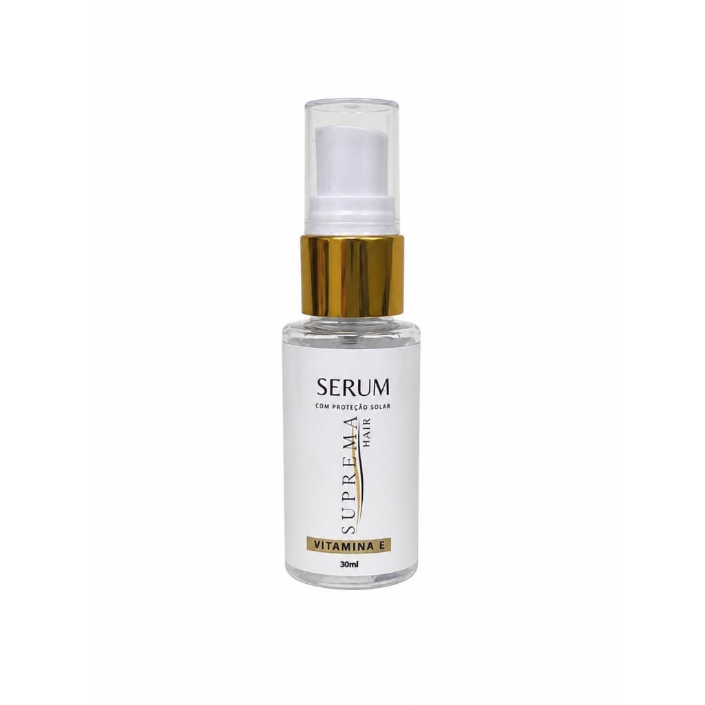 Serum Reparador Termoativado Suprema Hair 30ml com Filtro Solar | Vitamina E | Brilho e Proteção