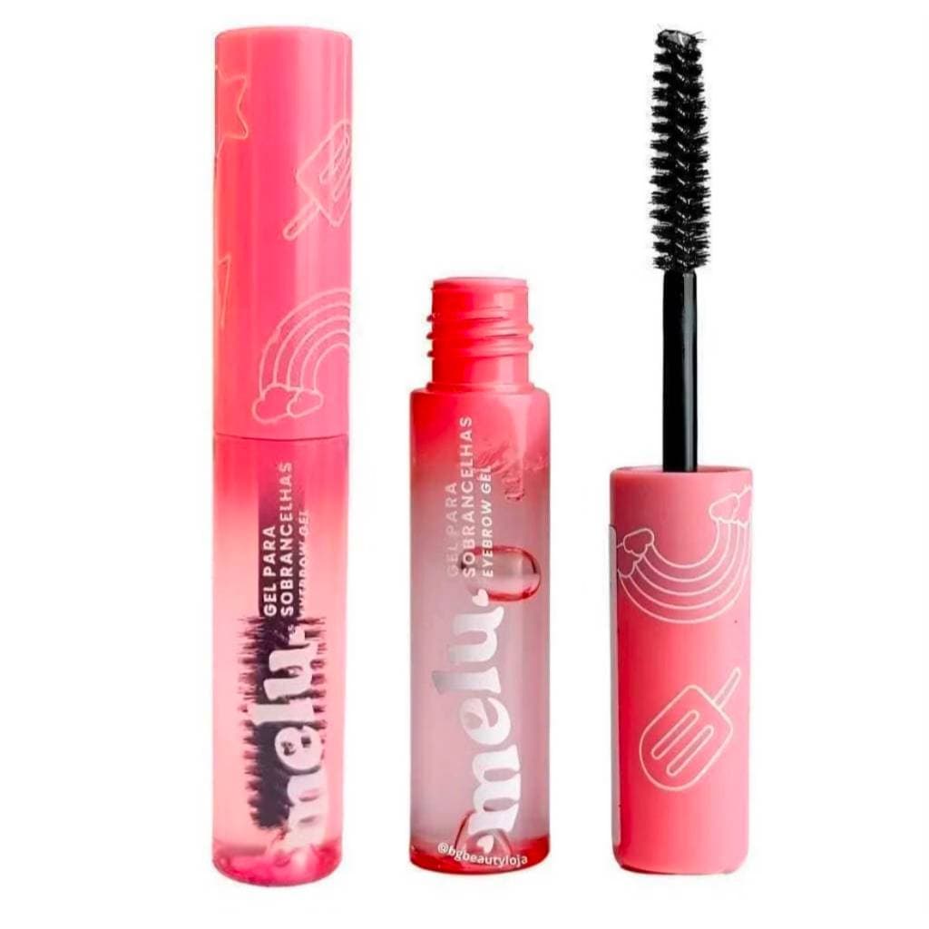 Gel Modelador para Sobrancelhas; Incolor Melu by Ruby Rose 8,3 g, Fixação Natural e Acabamento Suave; Maquiagem Perfeita