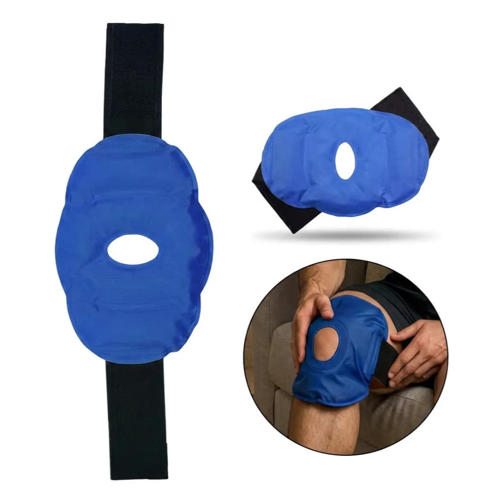 Bolsa Térmica Gel Quente e Fria Reutilizável para Alívio de Dores, Articulações e Lesões - XL