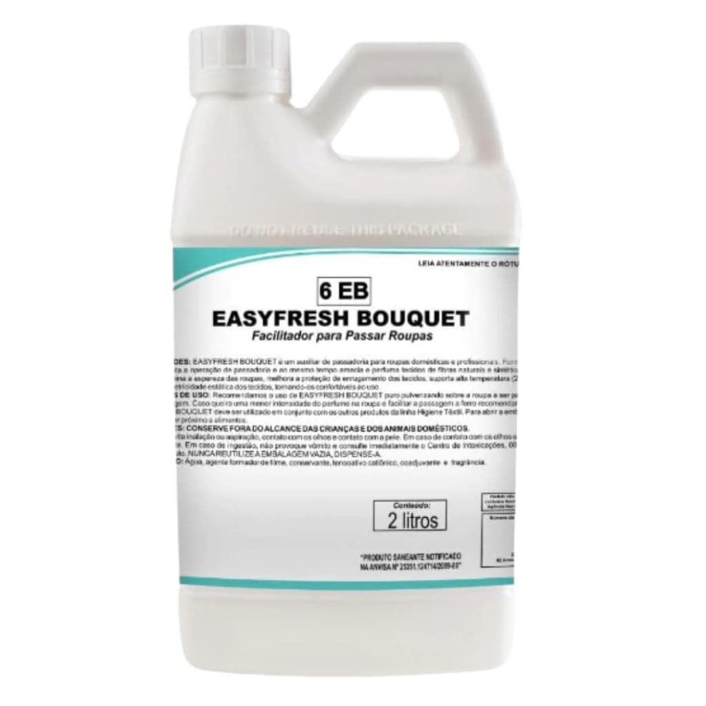 Easyfresh Bouquet 2L Facilitador de Passar Roupa Cheiro de Casa de Rico Spartan