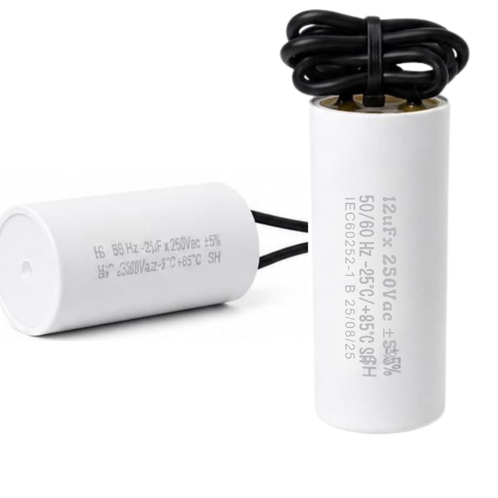 Capacitor 12uf 250vca Motores 220v Portão E Maquinas - 1 Unidade
