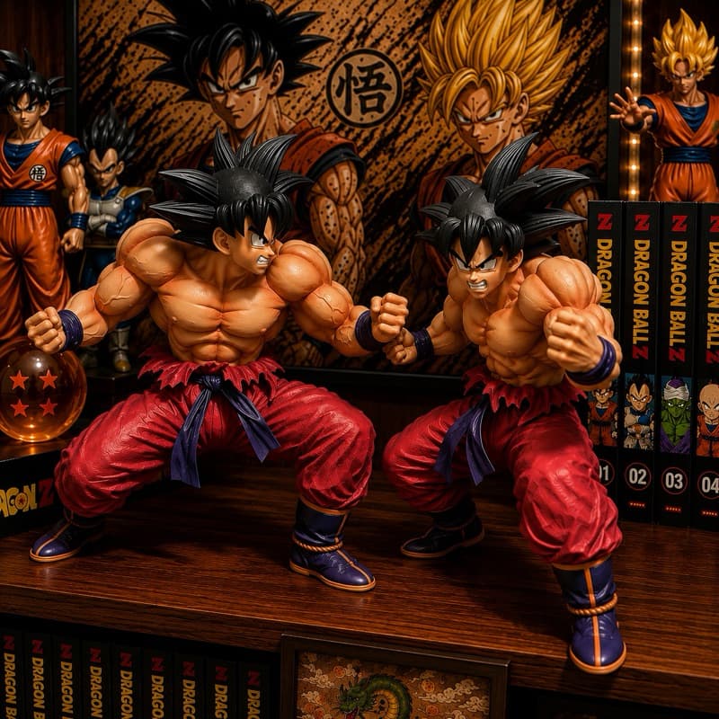 Action Figure Goku Kaioken 24Cm Saga Sayajin Dragon Ball Z Banpresto