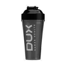 Coqueteleira Fumê da Dux Nutrition: Boca Larga e Sem BPA