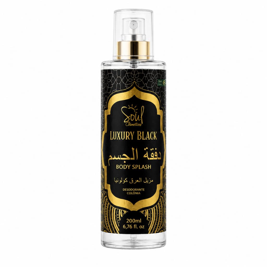 Body Splash Soul Cosméticos 200ml com Fragrância Árabe Luxury