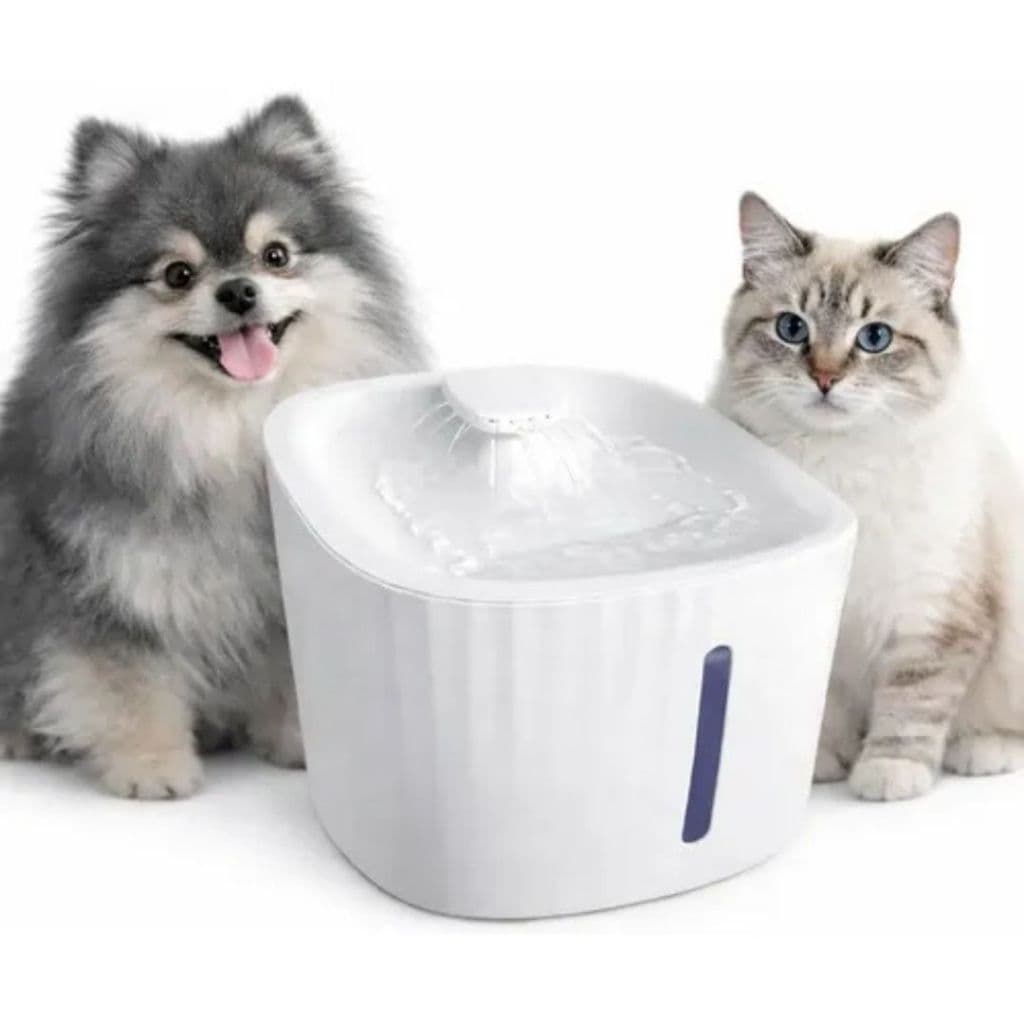 Bebedouro Fonte de Água Automático Com Fio com Filtro para Gatos e Cachorros 3 Litros