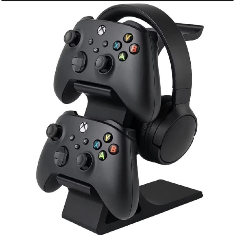 Suporte para Controles e Fone de Ouvido - branco ,preto, Leve e Resistente para melhorar e embelezar seu setup