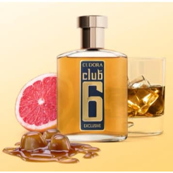 Colônia Club 6 Exclusive 95ml Eudora
