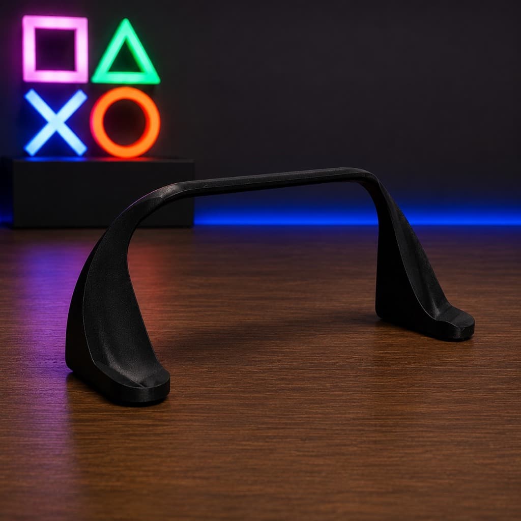 Suporte Minimalista Slim Invisível de Mesa Para Controle de PS5 Dualsense Base Setup Gamer Expositor