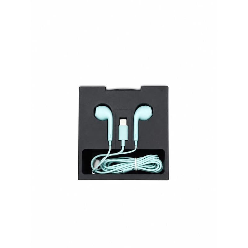 Fone de Ouvido para iPhone Lightning Headset com Microfone Som HD Estéreo Compatível iPhone 7 8 X XR XS 11 12 13 14