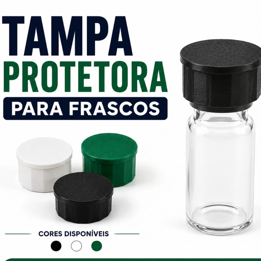 Tampa Protetora Reutilizável para Ampola 3 mL