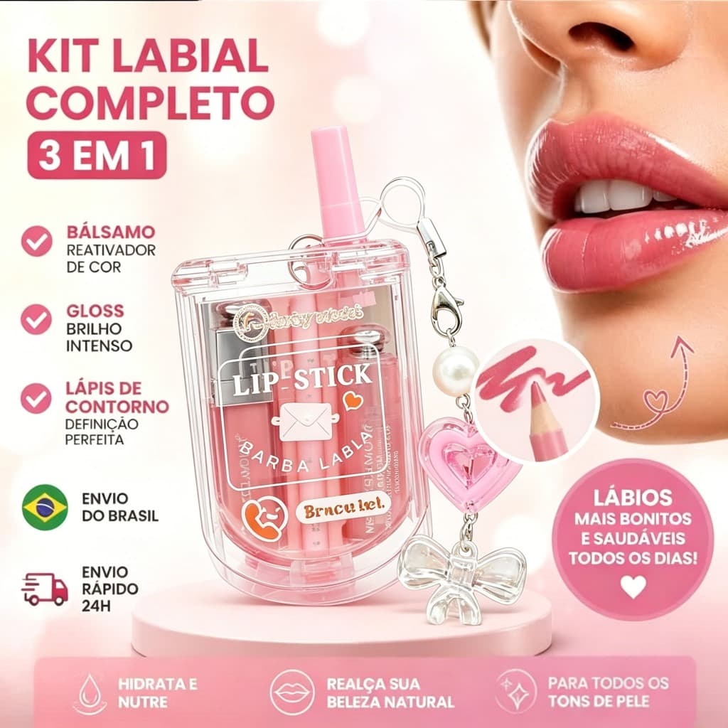 Gloss Labial 3D Hydra Melana –Hidratante, à Prova d'Água e Não Pegajoso