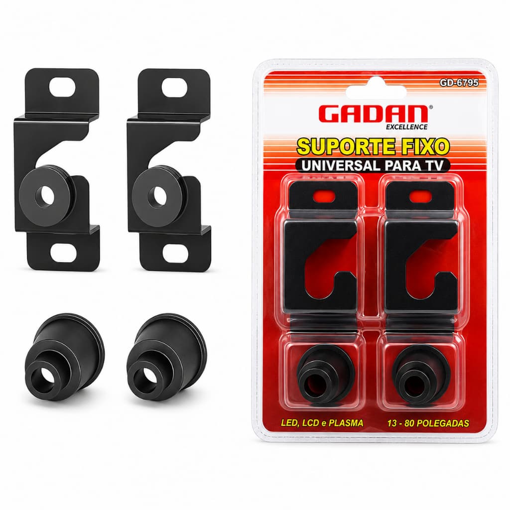 Suporte Fixo Universal Para Tv Parede Painel Monitor Smart 13 80 Polegadas