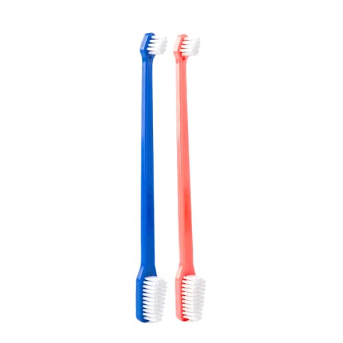 Kit 2 Escovas de Dente Longas para Cães e Gatos