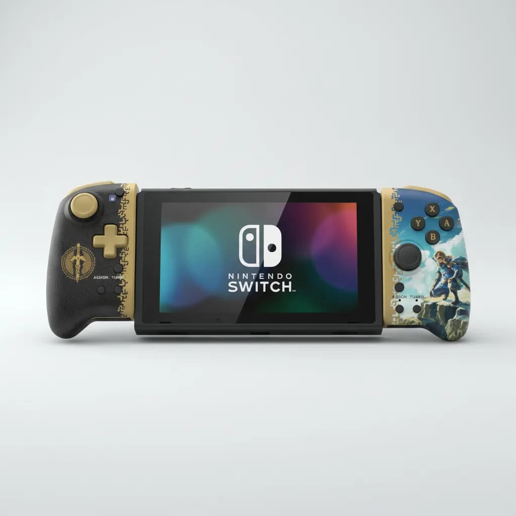 Controle Hori Split Pad Pro para Nintendo Switch Edição Zelda Multicolorido