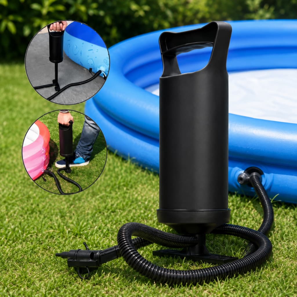 Bomba De Ar Manual Inflador Portátil Dia a Dia Para Colchão Piscina Boias 30 cm