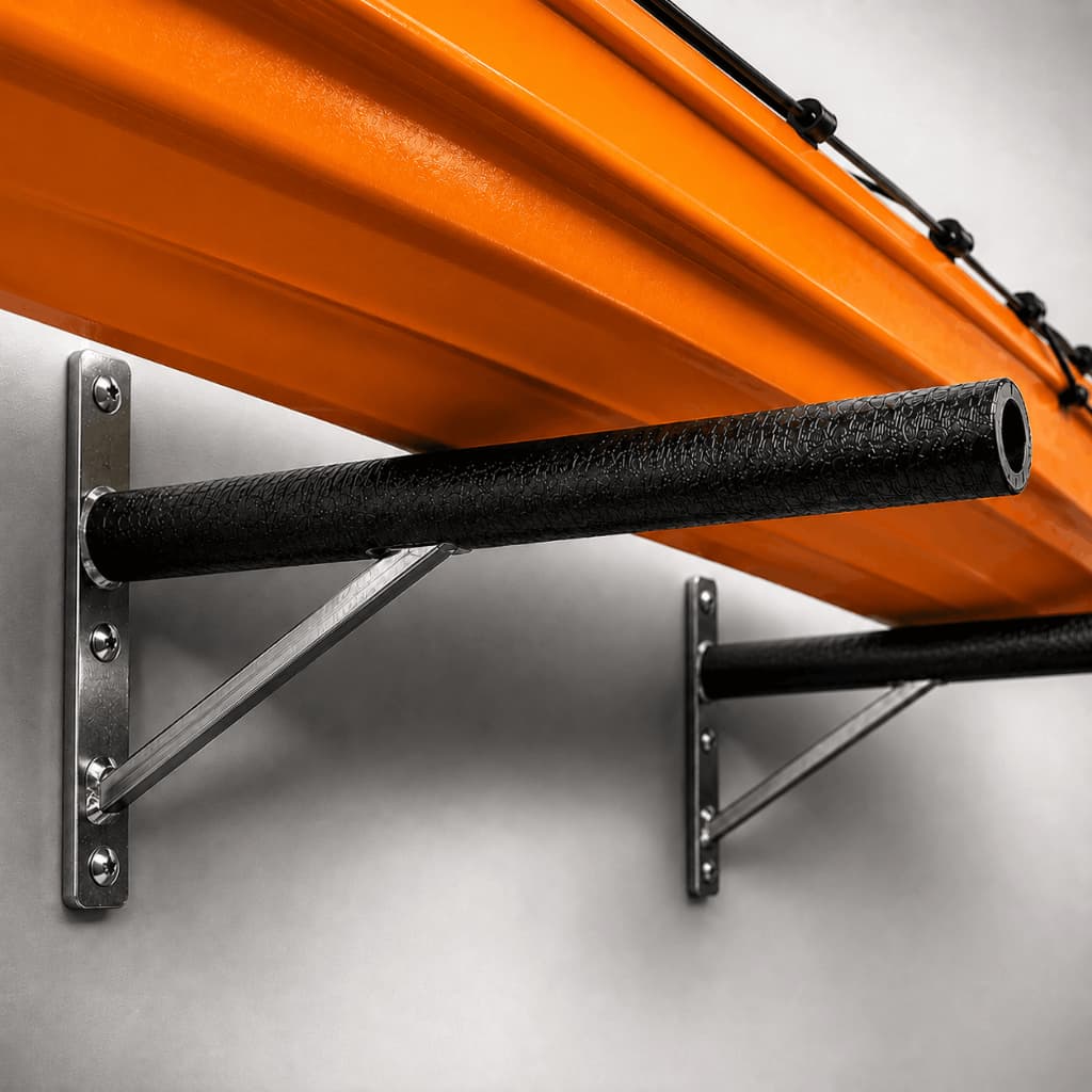 Suporte Rack de Caiaque em Alumínio Universal De Parede