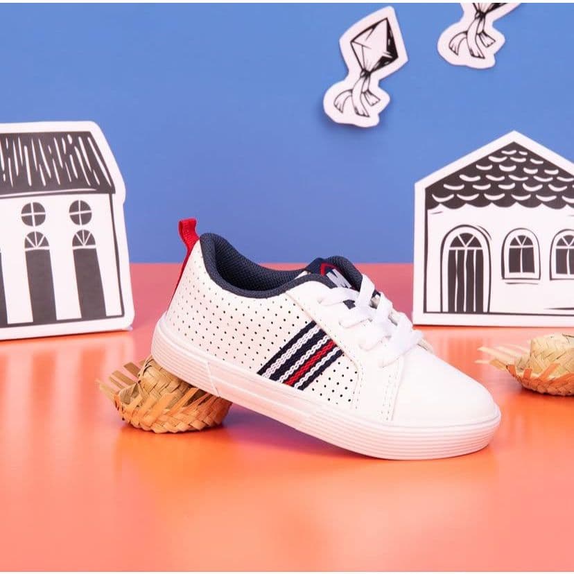 Tênis Infantil Molekinho Casual Urban Style Branco