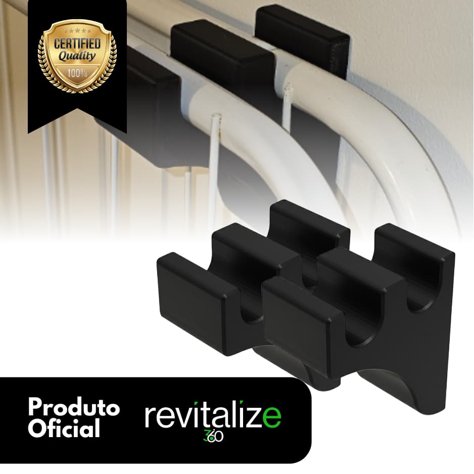 Suporte Parede Reforçado Para Varal de Chao Suporta 80kg Completo Duplo 2 Varais