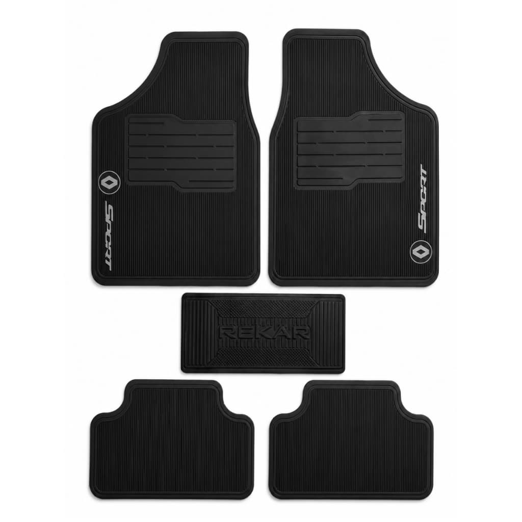 Tapetes Borracha 5 Peças Renault Clio Logan Sandero Duster Oroch Fluence Symbol Megane Duster
