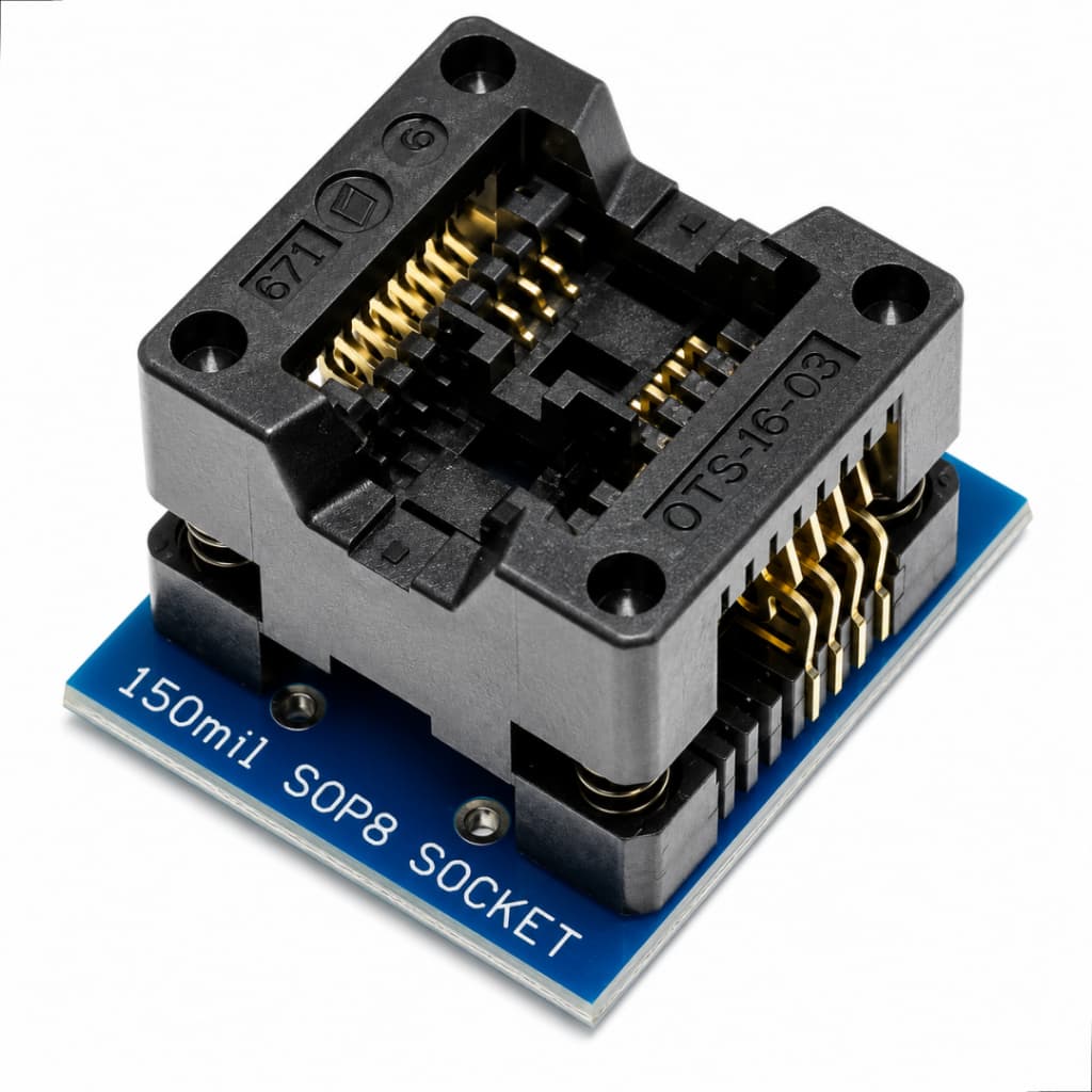 Adaptador Para Gravador De Eprom Soquete Soic8 Soc8 150mil