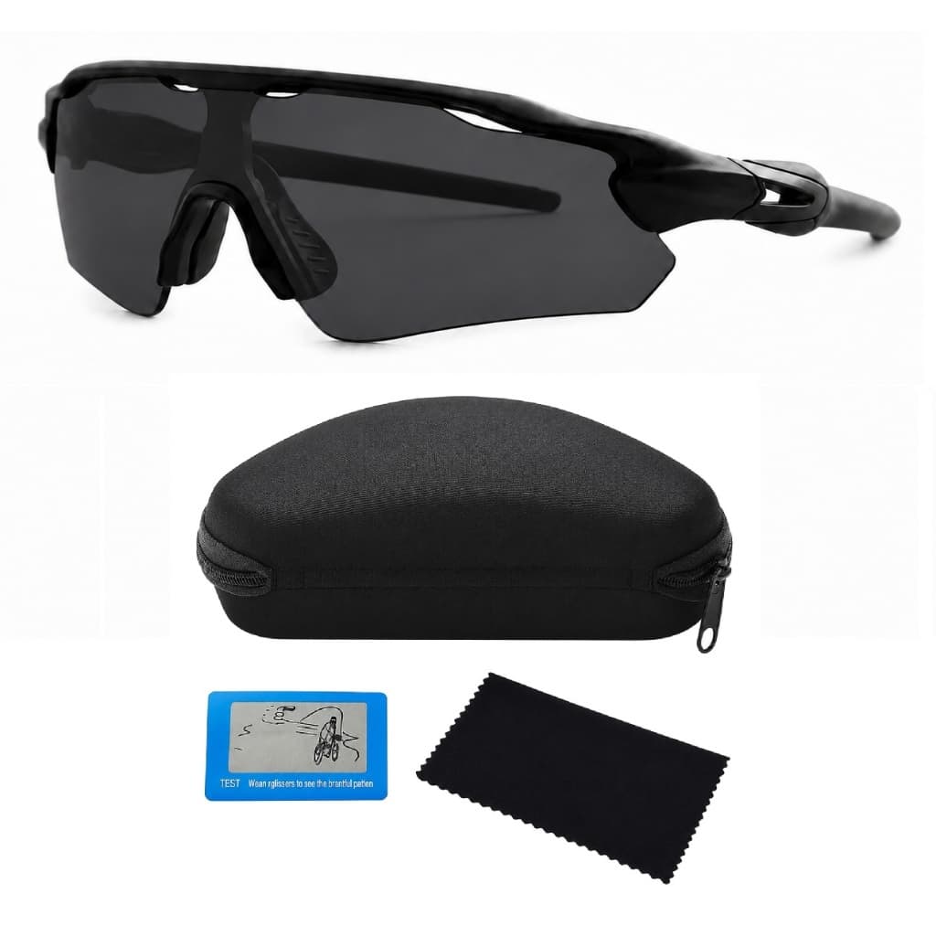 Óculos De Sol Ciclismo Corrida Bike Polarizado Proteção Uv400 Esportivos Pesca Correr + Acessórios