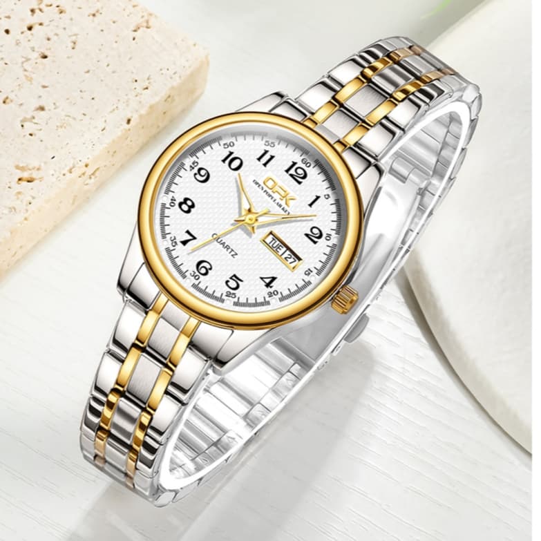 Relógio Feminino OPK 8110 Elegância, Sofisticação e Qualidade