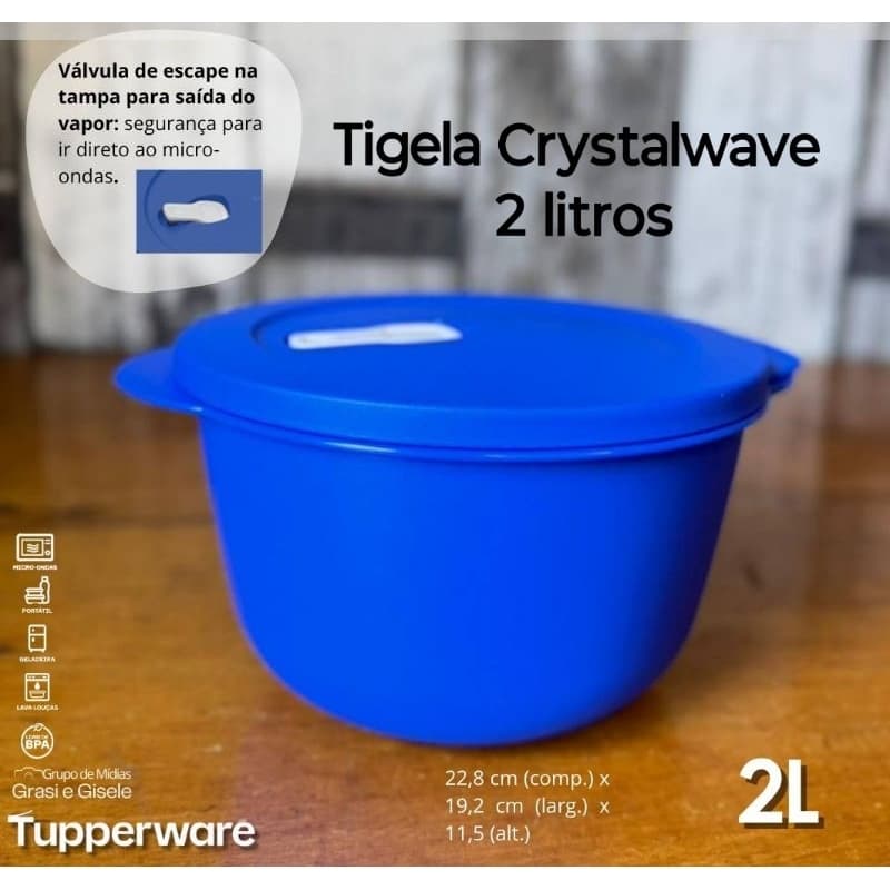 Marmita Tupperware / Cristalwave Tupperware