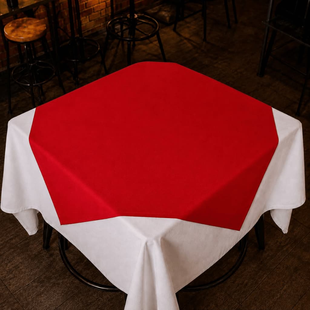 kit com 10 Cobre Mancha 75×75 Festa/Decoração Acabamento Em Overloque