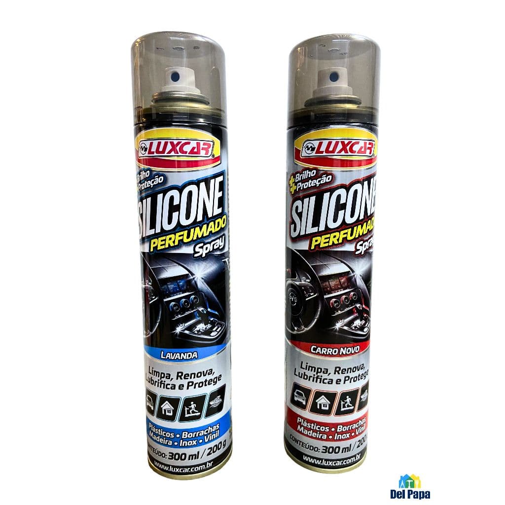 Silicone Spray Lubrificante Abrilhantador Luxcar 300ml