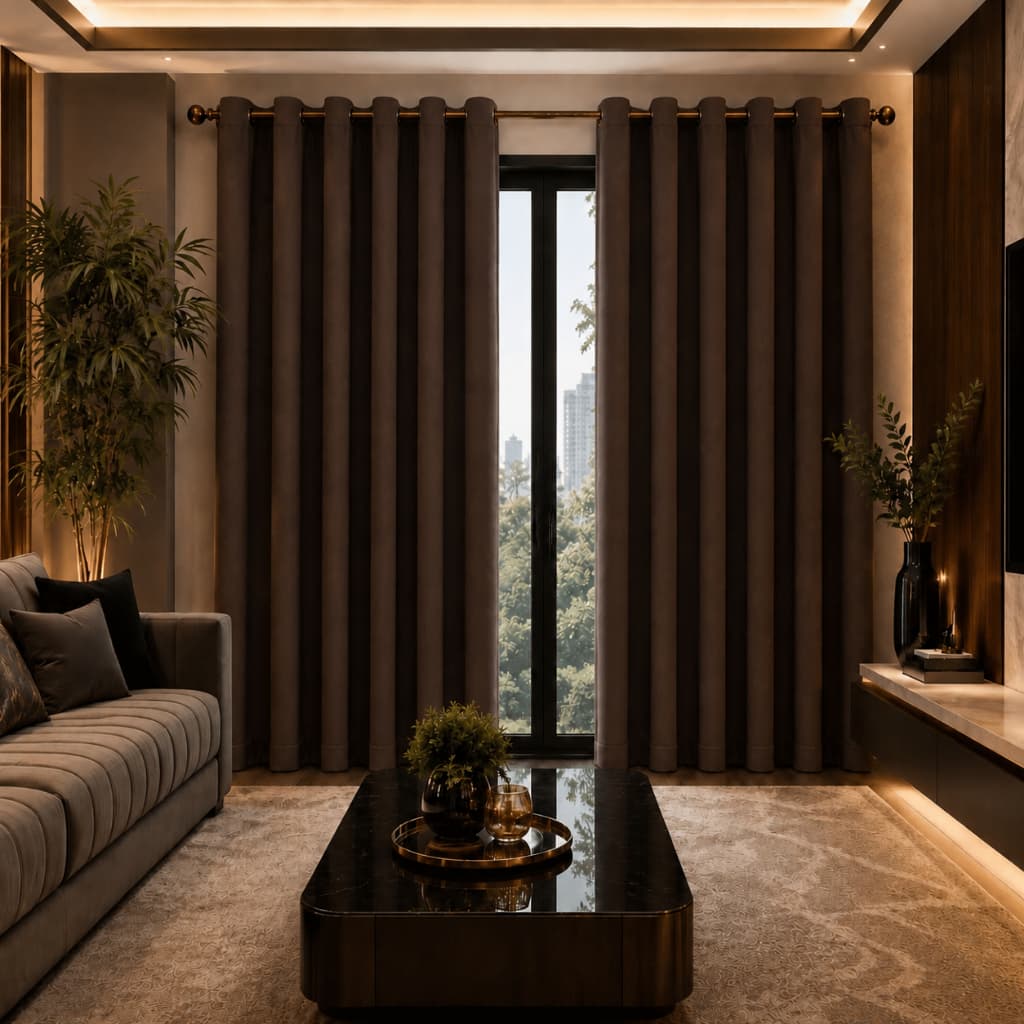 Cortina PREMIUM 3,00 x 2,50 - Decoração Quarto, Sala, Escritório Janela Inteira ENVIO RAPIDO