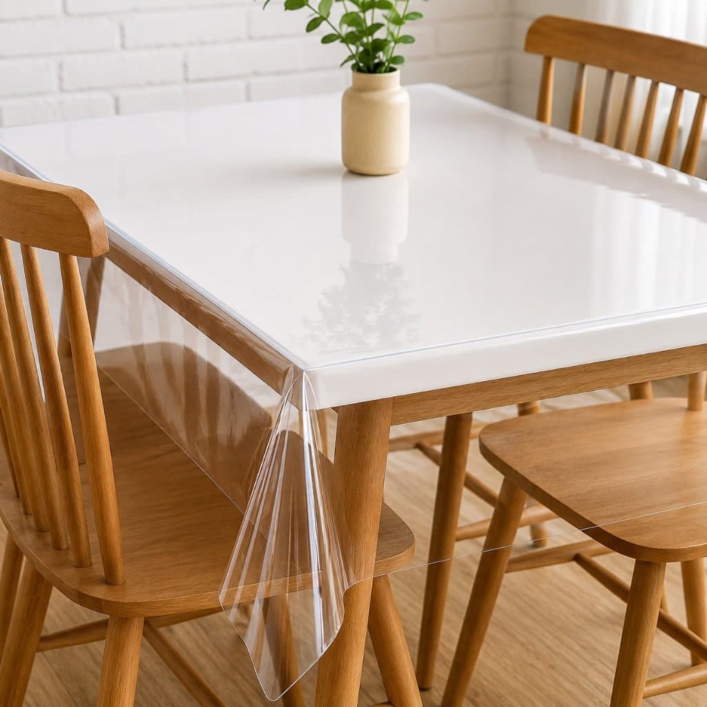 Toalha de Mesa Impermeável Várias Estampas 4, 6, 8, 10 e 12 Lugares Cozinha Luxo Prática PVC