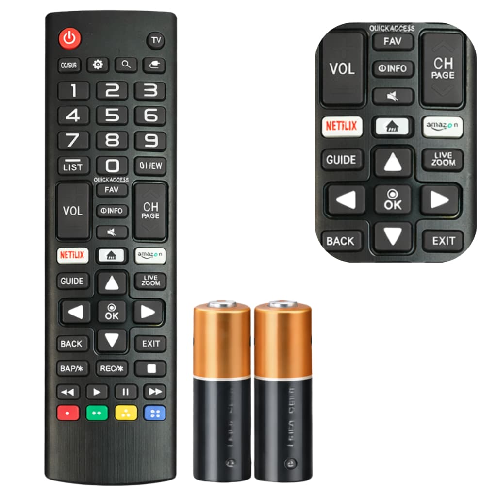 Controle Remoto Compatível Com TV LG Smart TV LCD LED UHD 4K Alta Qualidade