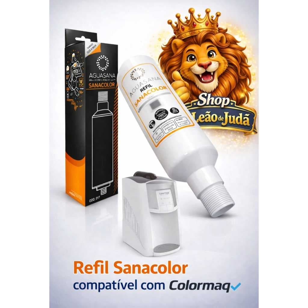 Refil Filtro Vela Carvão Ativado para Purificador de Água Colormaq Premium Girou Trocou - SANACOLOR COD_017
