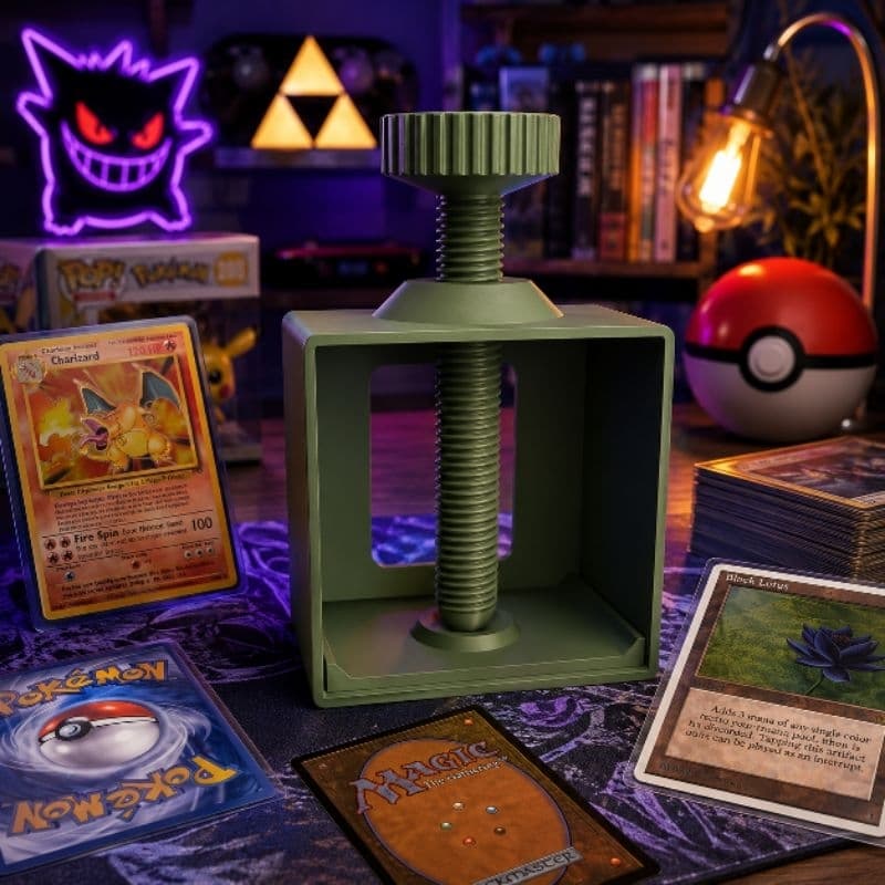 Prensa de Cards TCG Premium - Pokémon / One Piece / Yu-Gi-Oh / Lorcana / Magic The Gathering