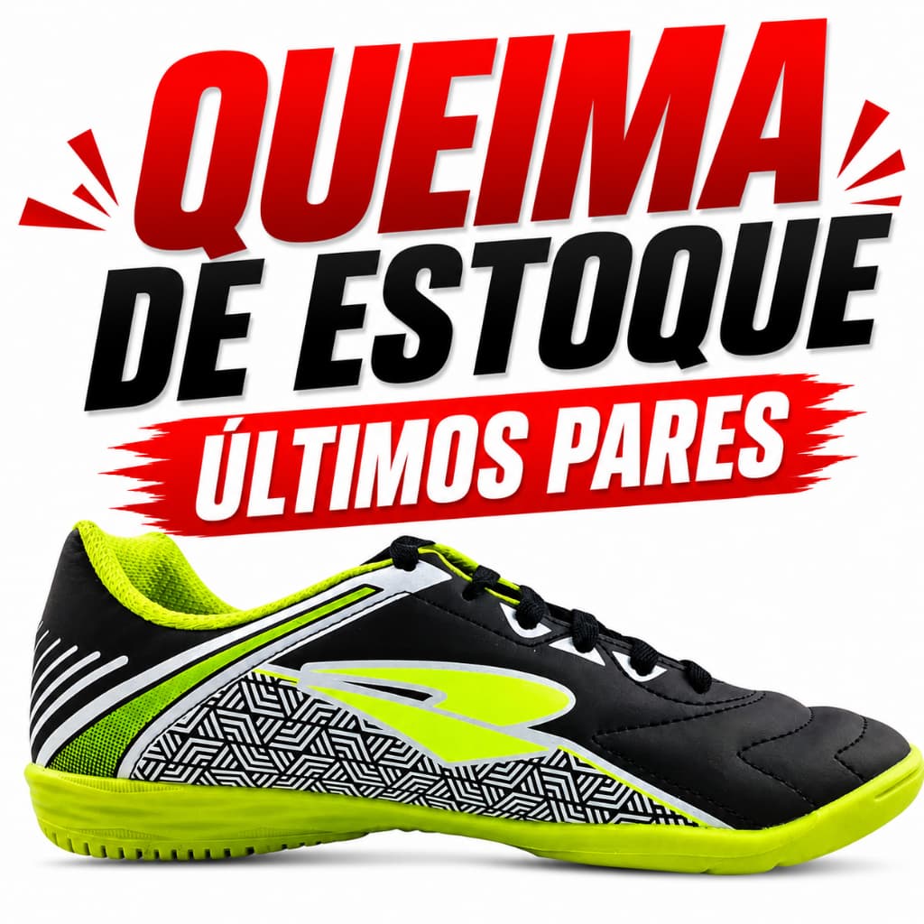 Chuteira Futsal Dray 306 Adulto Original – Ponta de Estoque | Últimos Pares