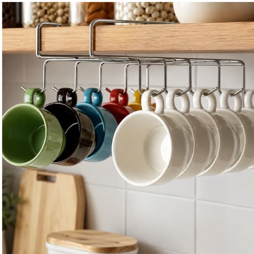 Suporte para 10 Xícaras de Inox