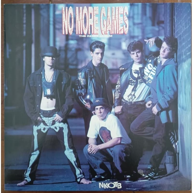 LP New Kids on the block No Games the remix