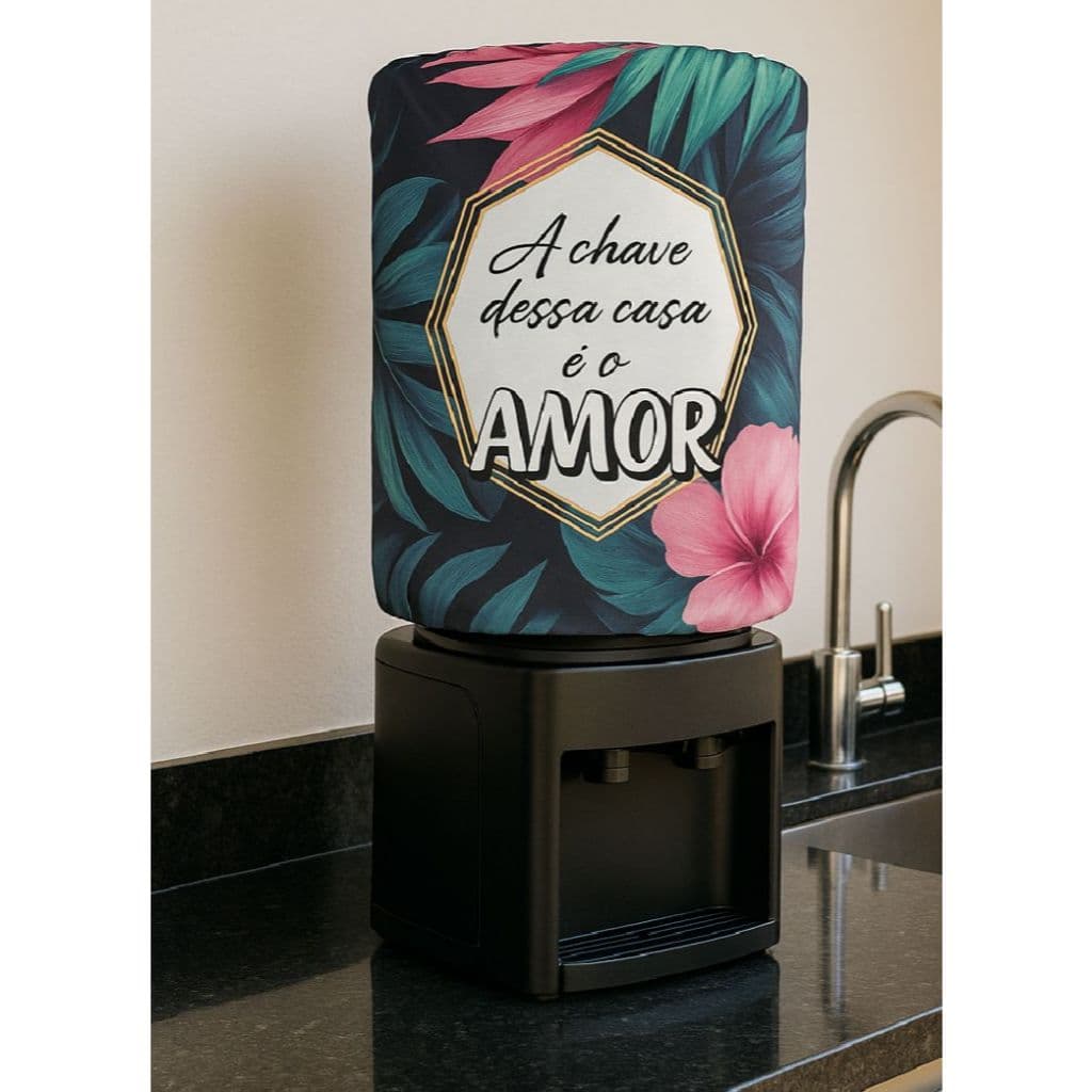 Capa para Galão de Água 20L com Estampas Variadas Proteção, Estilo e Personalidade na sua Cozinha
