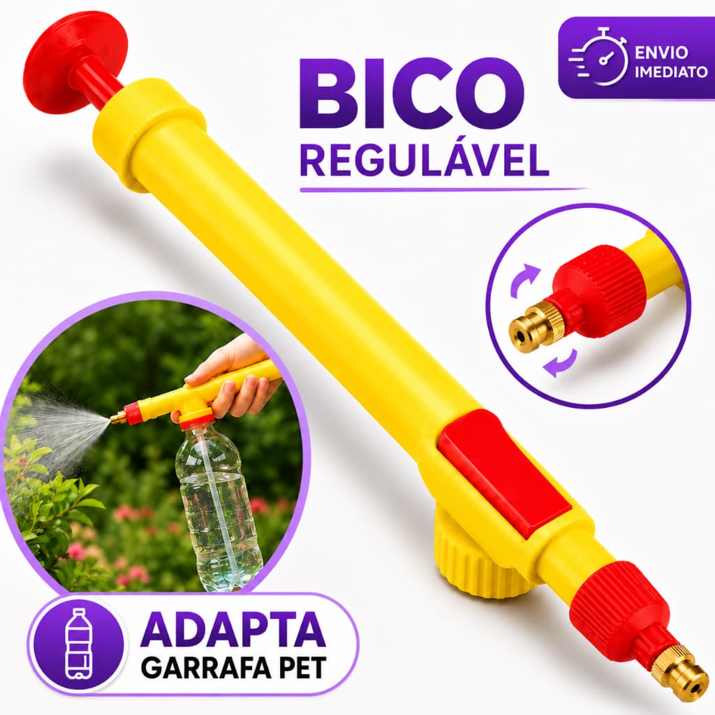 Pulverizador Borrifador Manual Adaptador Para Garrafa PET Spray de Jardim Irrigação Plantas