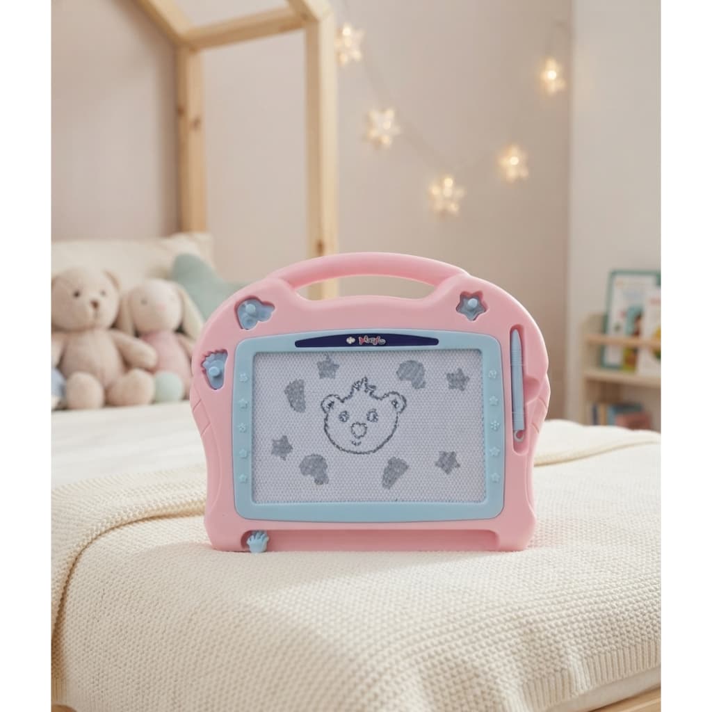 Lousa Mágica com Carimbo - Brinquedo Desenhar Quadro Infantil Estimula Criatividade