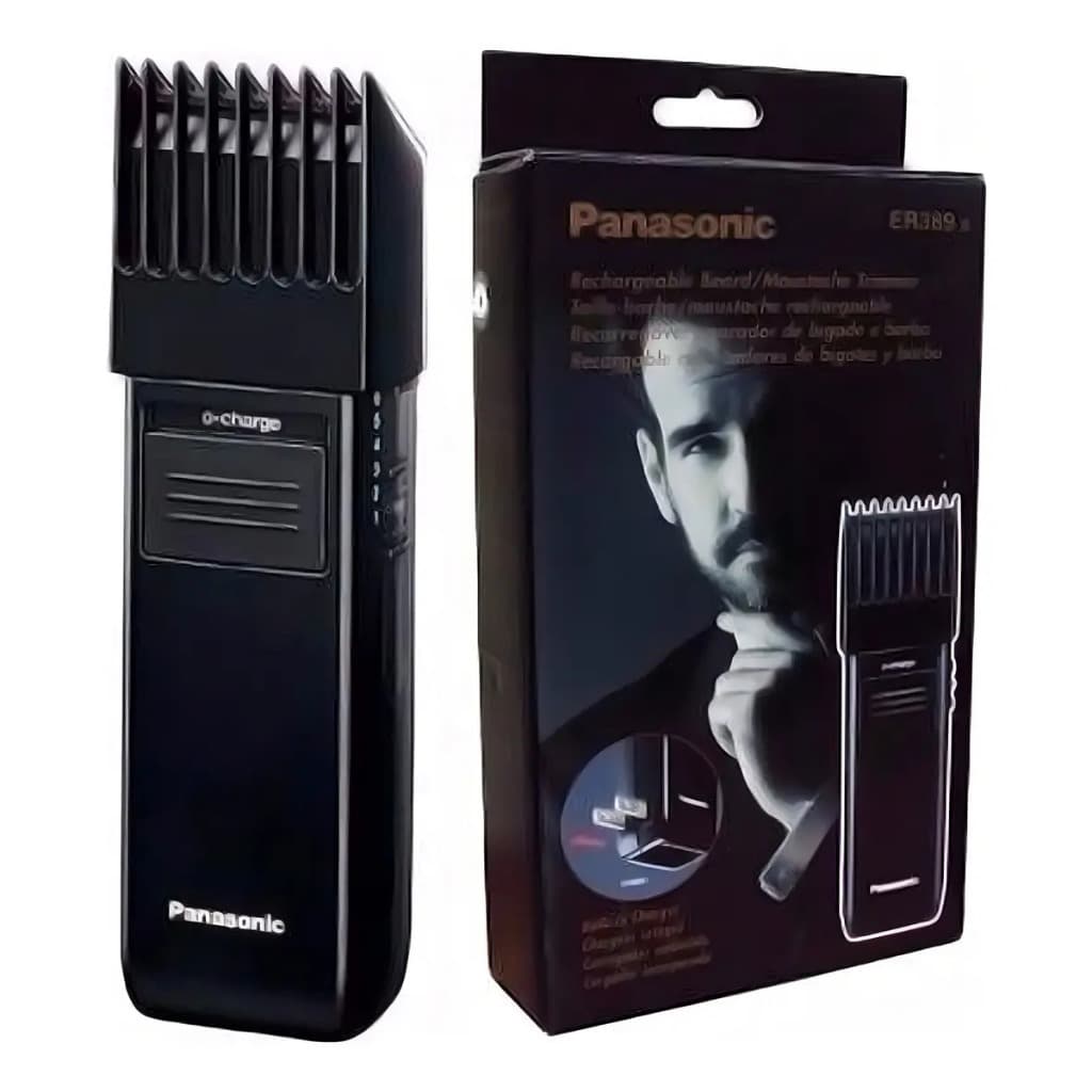 Aparador De Pelos Panasonic ER389K Recarregável Barba Bigode Costeleta Original